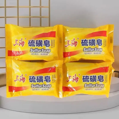 Shanghai Sulfur Soap 5-Pack Deep Cleansing Bar Face Body Hands