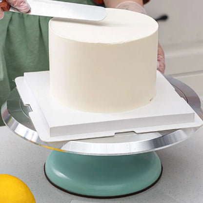 10 Inch Aluminum Alloy Cake Turntable Silent Bearing Revolving Stand
