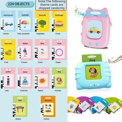 Multilingual Talking Flashcards Machine - English Spanish Italian Arabic