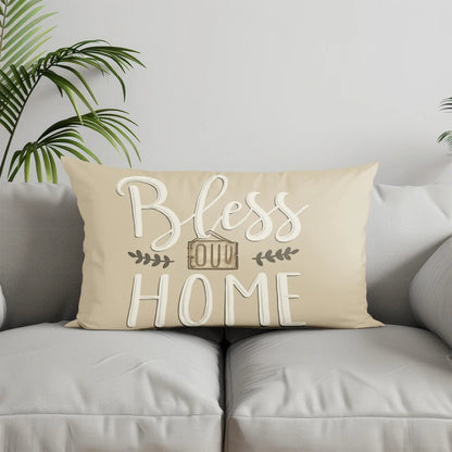 Home Sweet Home Rectangular Throw Pillow Cover - Sofa Bedroom Cushion