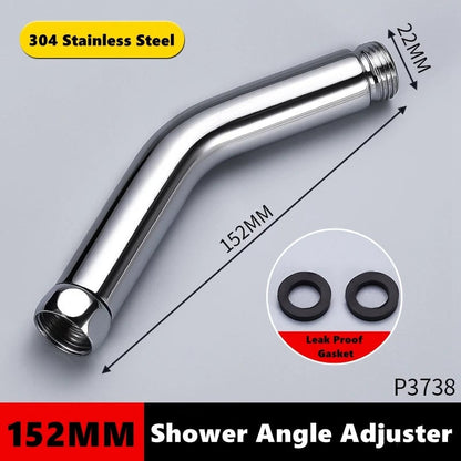 135° Shower Head Angle Adjuster Elbow Adapter Extension Connector