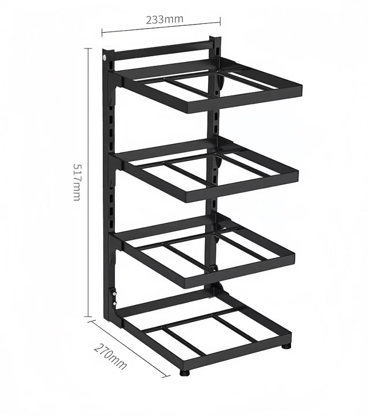 Adjustable Multi-Layer Kitchen Sink Storage Rack Pot Organizer