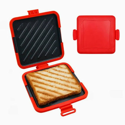 Microwave Toastie Sandwich Maker Panini Press Dishwasher Safe