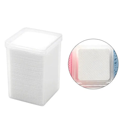 200pcs Cotton Eyelash Glue Remover Wipes - Lash Extension Cleaner