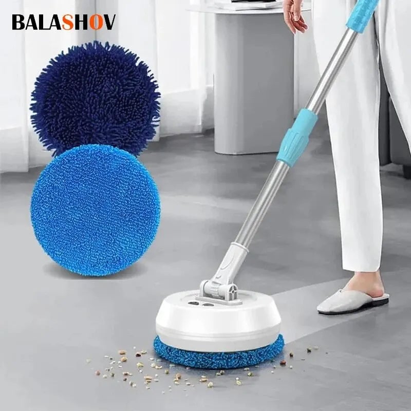 Wireless Electric Spin Mop 2-in-1 Wet Dry Multi-Surface Cleaner