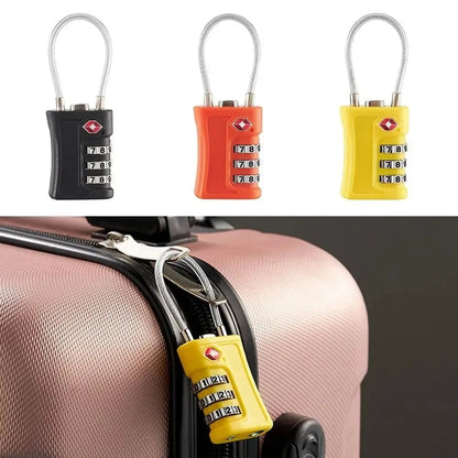 TSA 3-Digit Travel Lock - Zinc Alloy Luggage Security Lock