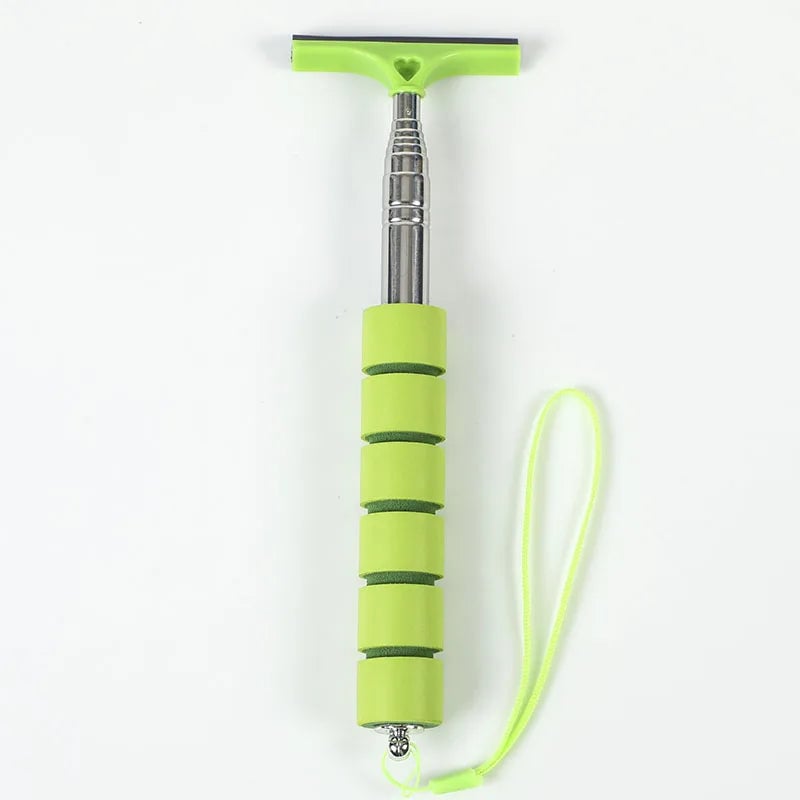 Telescopic Car Window Cleaning Tool - Rearview Mirror Wiper Scraper