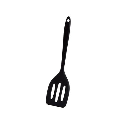 Heat-Resistant Silicone Spatula - Non-Stick Flat Bottom Frying