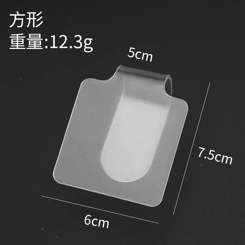 Clear Acrylic Handheld Mixing Palette - Makeup & Nail Art Tool