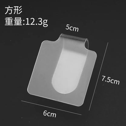 Clear Acrylic Handheld Mixing Palette - Makeup & Nail Art Tool
