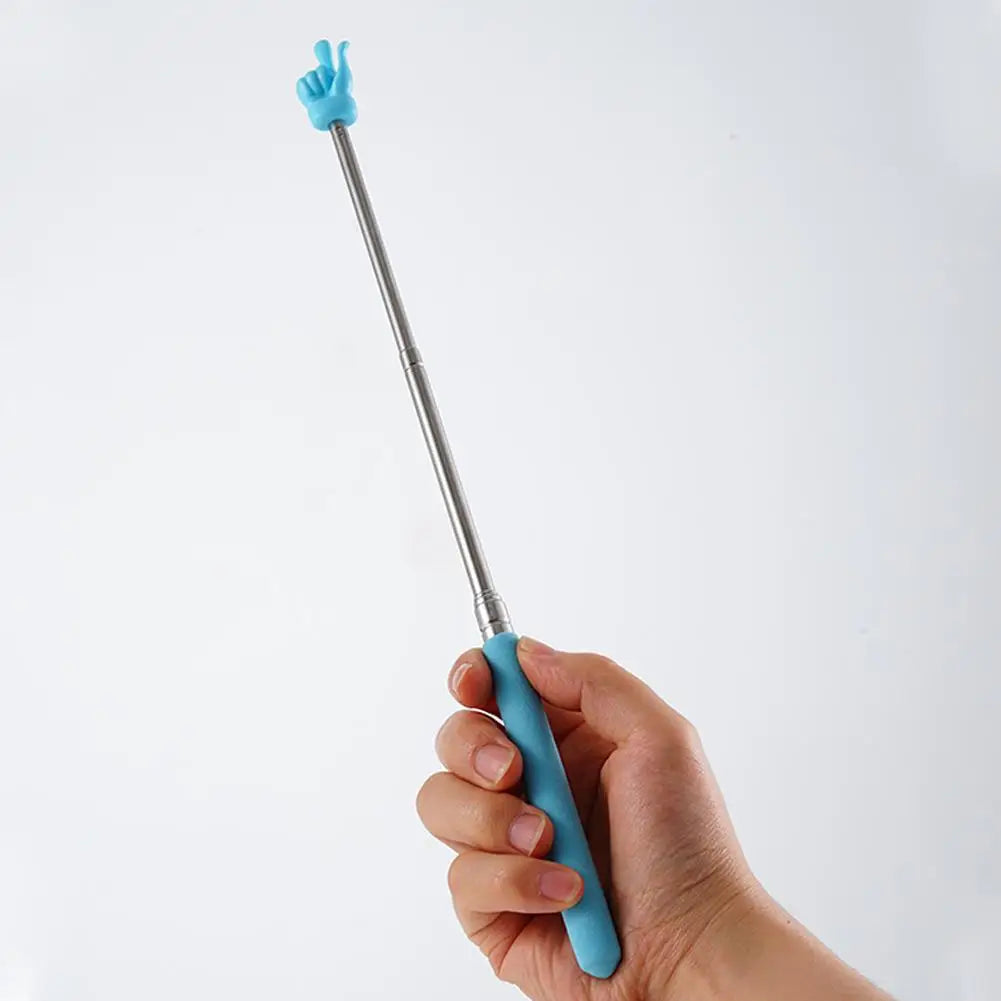 Retractable Finger Pointer Stick – Stainless Steel Telescopic Teaching Pointer