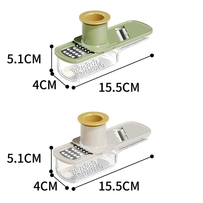 3in1 Manual Garlic Ginger Grinder Press - Spice Herb Crusher Tool