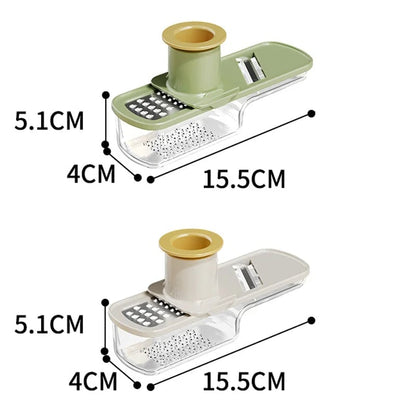 3in1 Manual Garlic Ginger Grinder Press - Spice Herb Crusher Tool