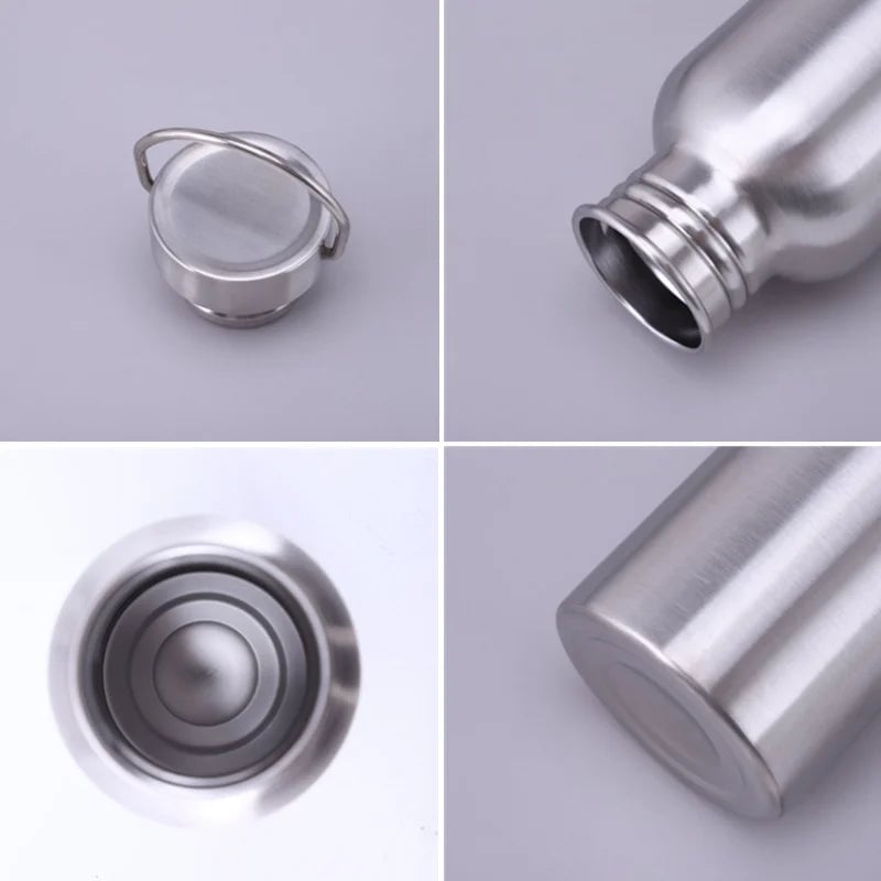 Stainless Steel Water Bottle 500-1000ml Big Mouth Vacuum Flask