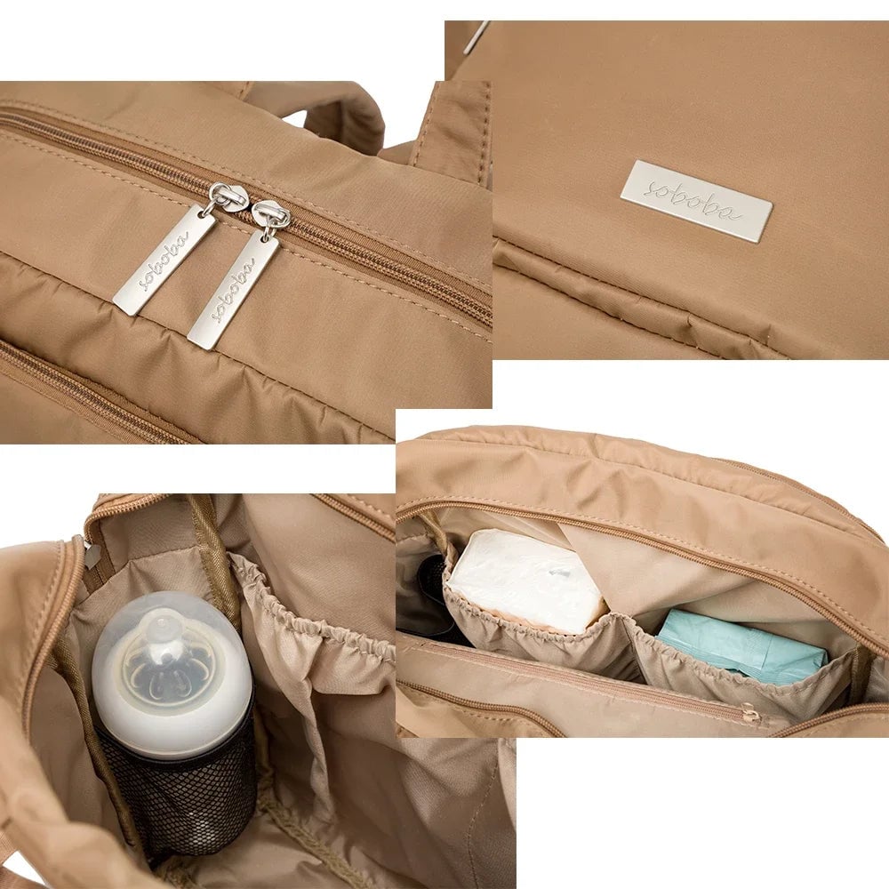 Waterproof Large Capacity Polyester Diaper Backpack 2023 Model
