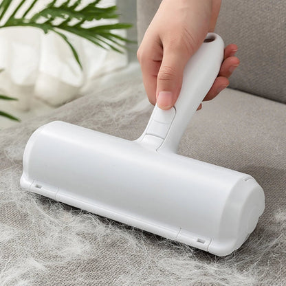 Pet Hair Remover Roller Self-Cleaning Base Dog Cat Fur Tool