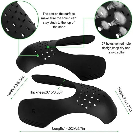 4Pcs Anti Crease Shoe Protector Toe Caps Sneaker Support Stretcher