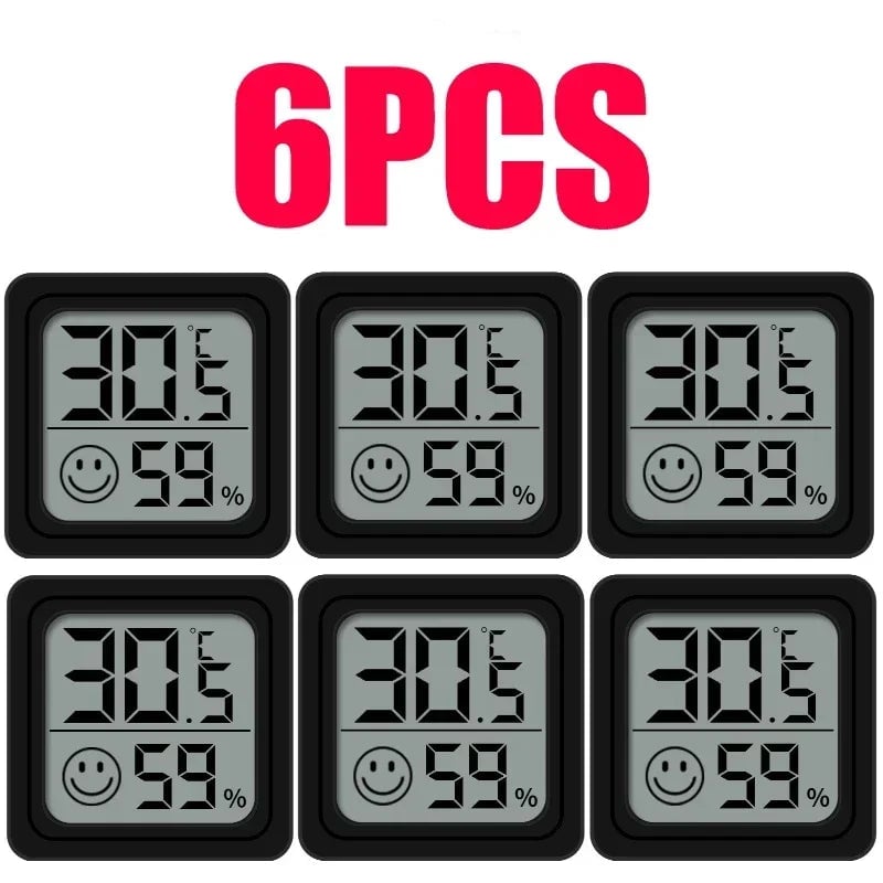 Digital LCD Temperature Humidity Meter Indoor Thermometer Hygrometer