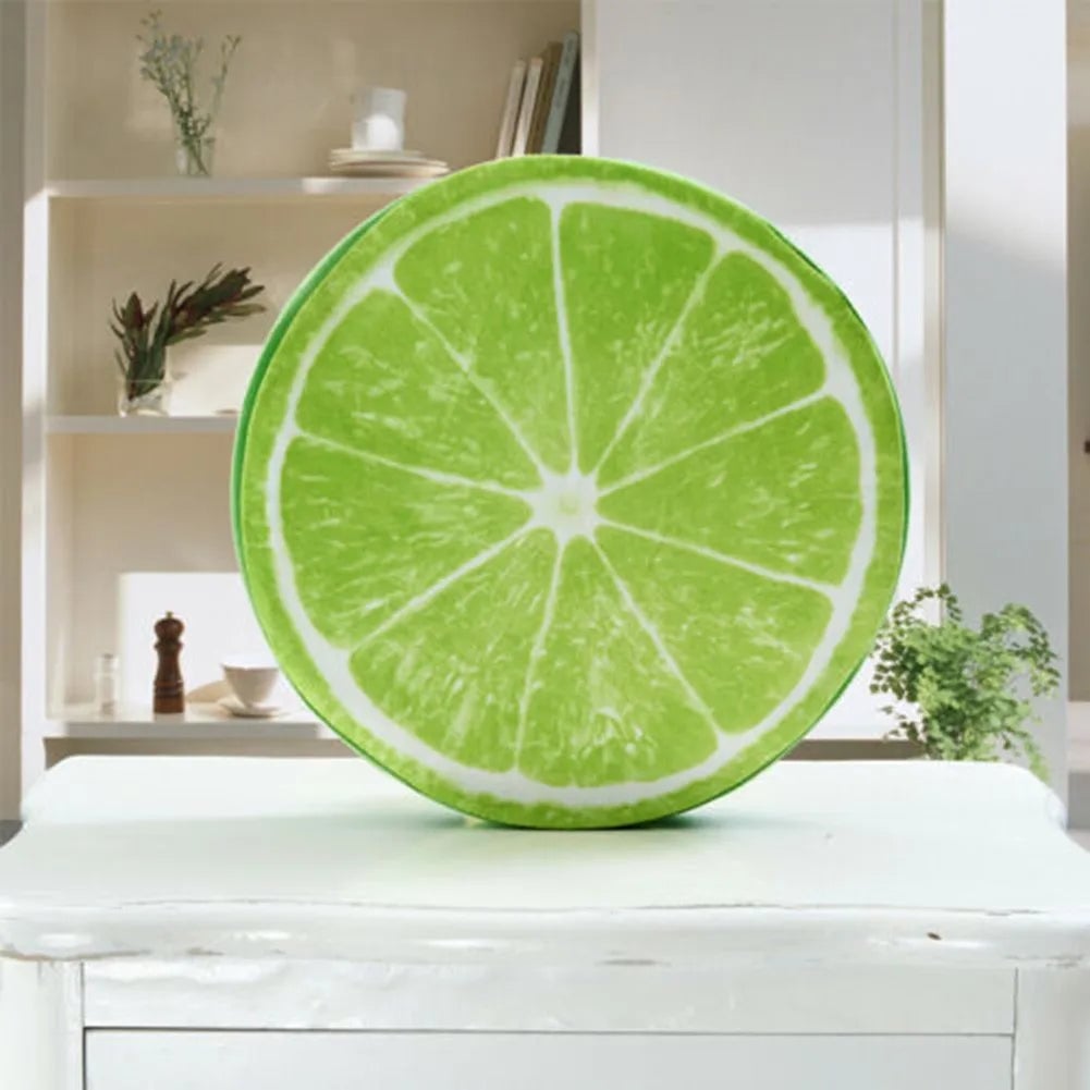 33cm Fruit Shape Reading Pillow - Lint-Free Back Support Cushion