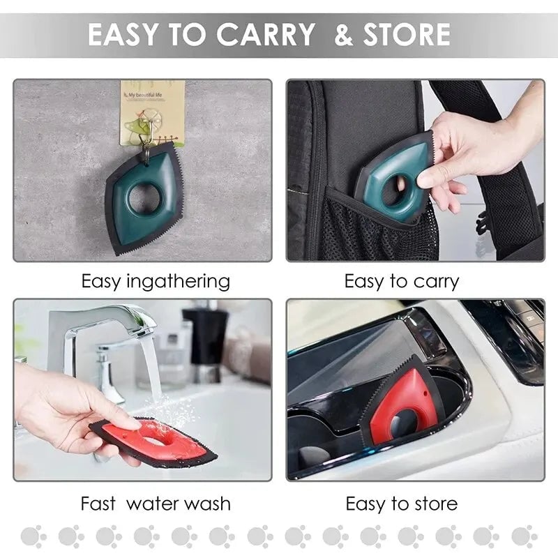 4 Mode Pet Hair Remover Brush - Rubber Reusable Comb for Dogs Cats