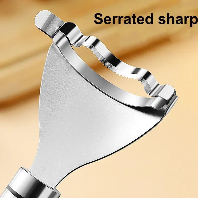 Stainless Steel Serrated Corn Peeler Stripper Cob Shaver Tool