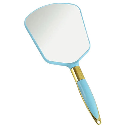 HD Vintage Handheld Makeup Mirror with Handle - Professional Vanity
