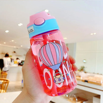 Plastic Straw Water Cup - Duckbill Spout Design for Kids & Adults