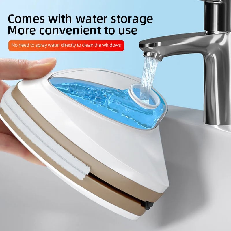 Magnetic Glass Window Cleaning Tool Double Layer Wiper Cleaner