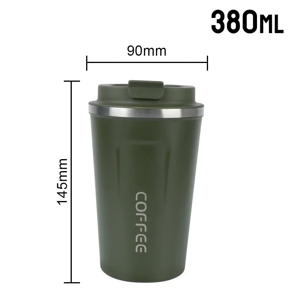 380/510ML Double Wall Stainless Steel Leak-Proof Travel Thermos Mug