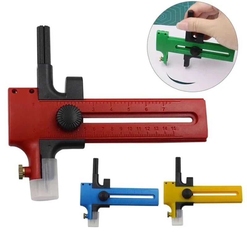 Adjustable Circle Cutter - Precision Circular Cutting Tool for Fabric
