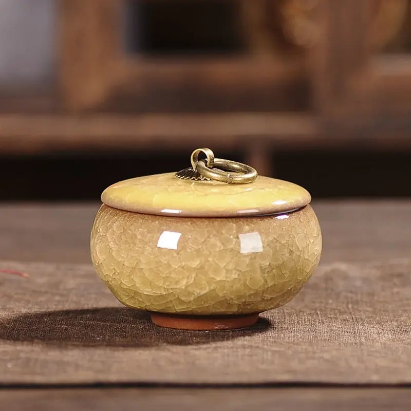 Portable Airtight Kitchen Storage Jar - Tea Coffee Sugar Container