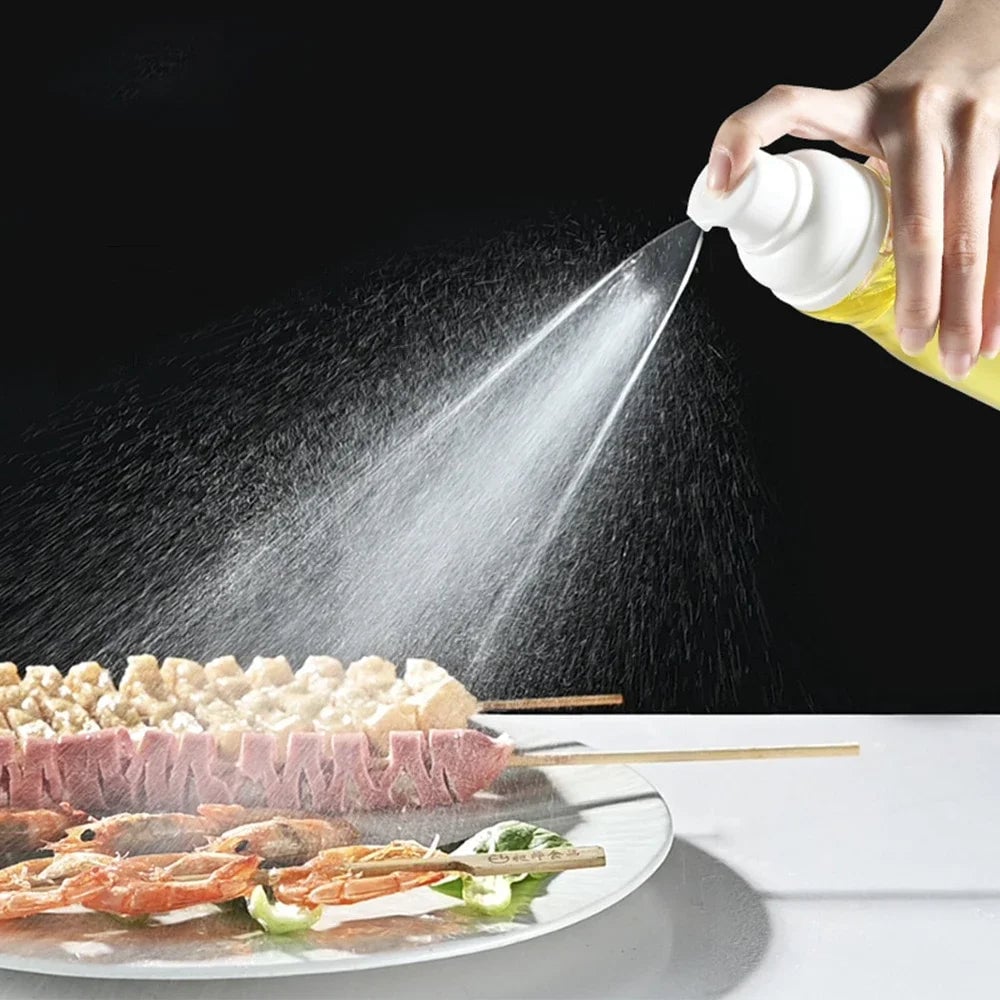 Oil Spray Bottle -250ML Kitchen Cooking Dispenser for Oil & Sauces