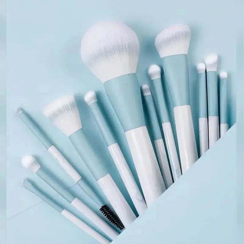 12PCS Ultra Soft Makeup Brush Set - Powder Blush Concealer Eyeliner