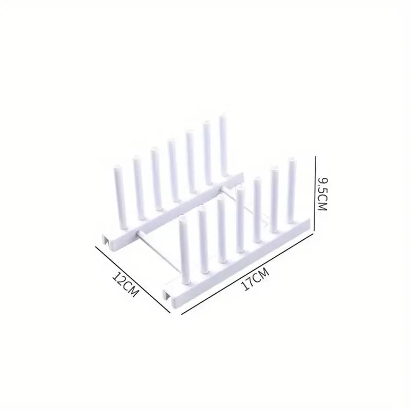 Stainless Steel Kitchen Storage Rack - Pot Cover Bowl Dish Organizer