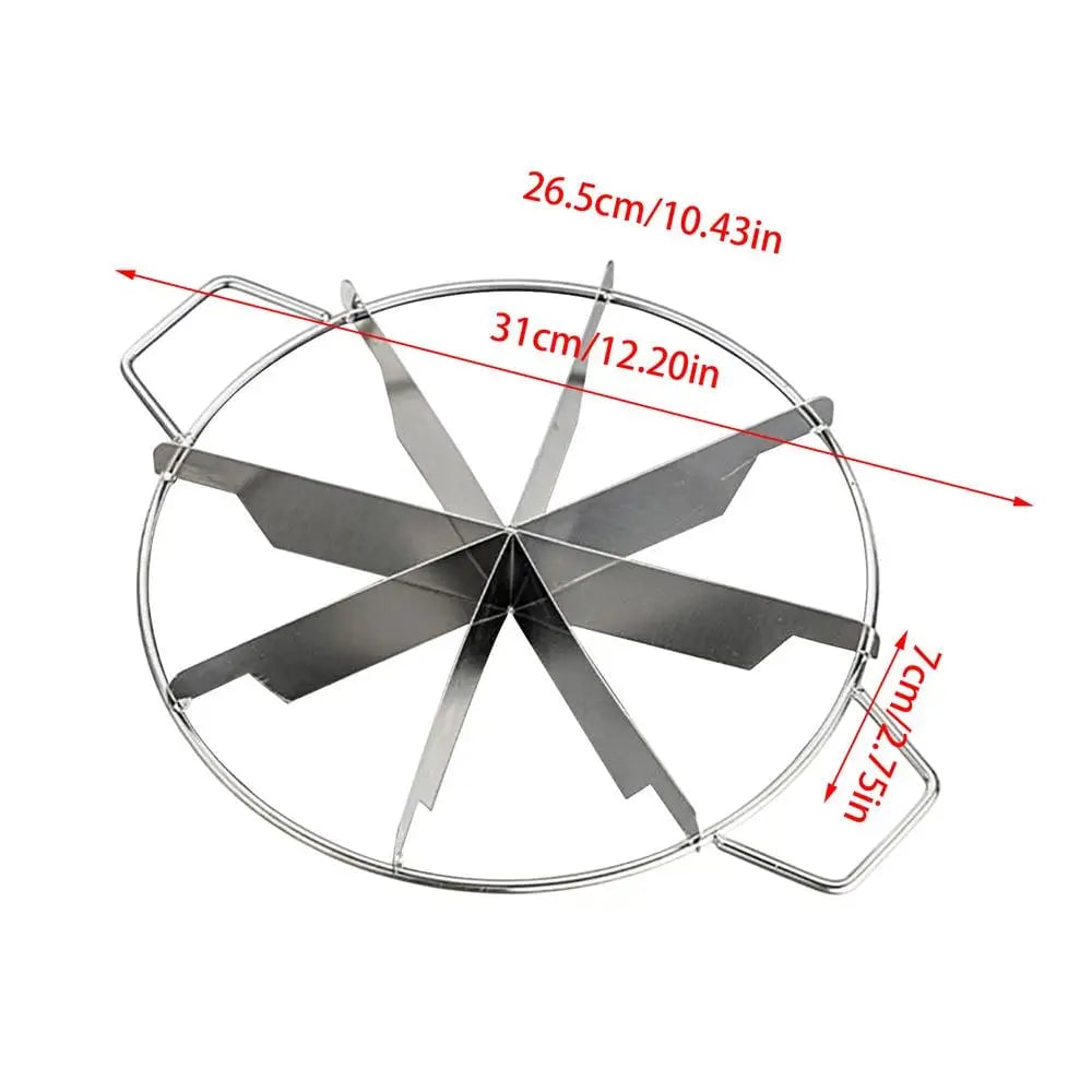 Stainless Steel Cake Divider 6/7/8 Portions Pizza Pie Cutter Tool
