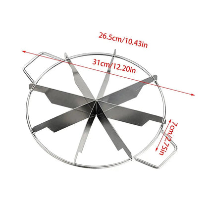 Stainless Steel Cake Divider 6/7/8 Portions Pizza Pie Cutter Tool