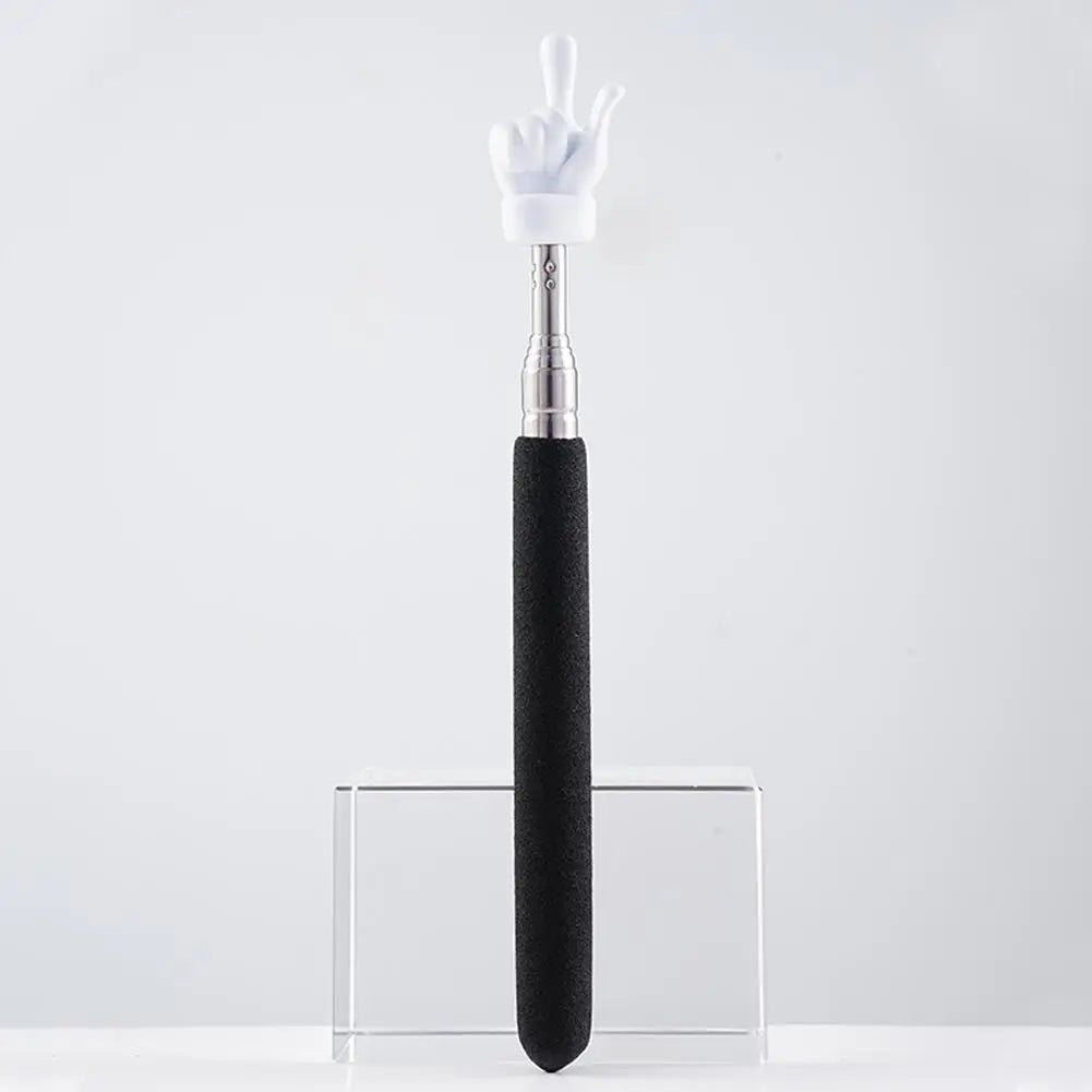 Retractable Finger Pointer Stick – Stainless Steel Telescopic Teaching Pointer