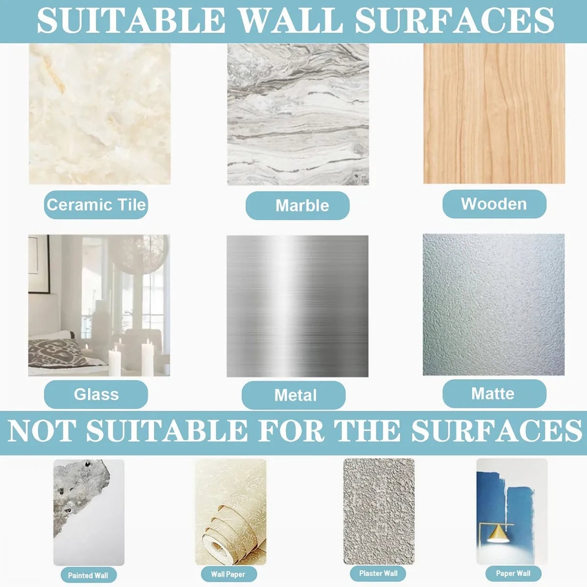 Waterproof Self Adhesive Hooks - Oilproof Kitchen Bathroom Shower