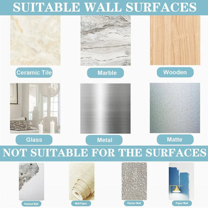Waterproof Self Adhesive Hooks - Oilproof Kitchen Bathroom Shower