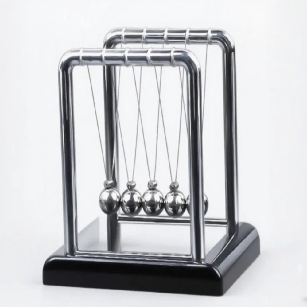 Newton's Cradle Steel Ball Physics Pendulum Desktop Toy Science Gift