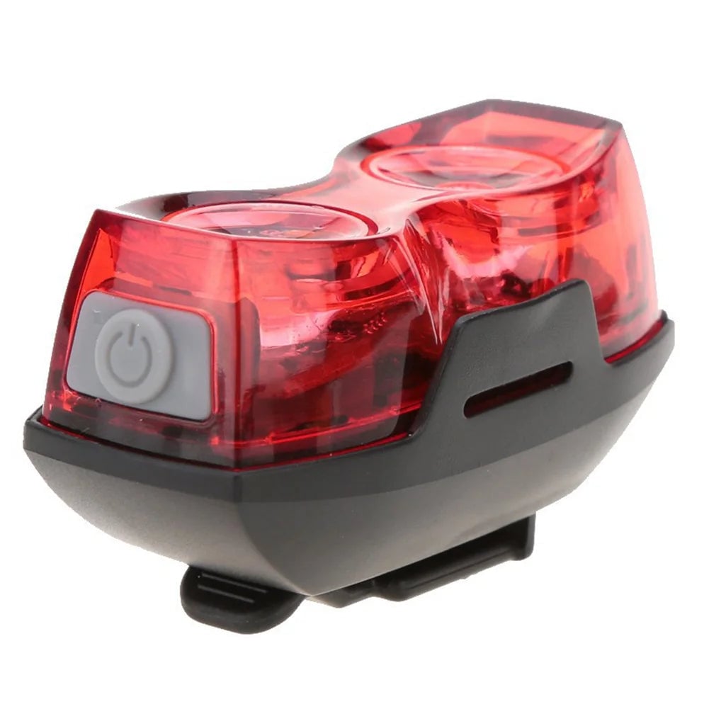 High Visibility Red Bicycle Rear Light AAA Battery MTB Road Bike Tail