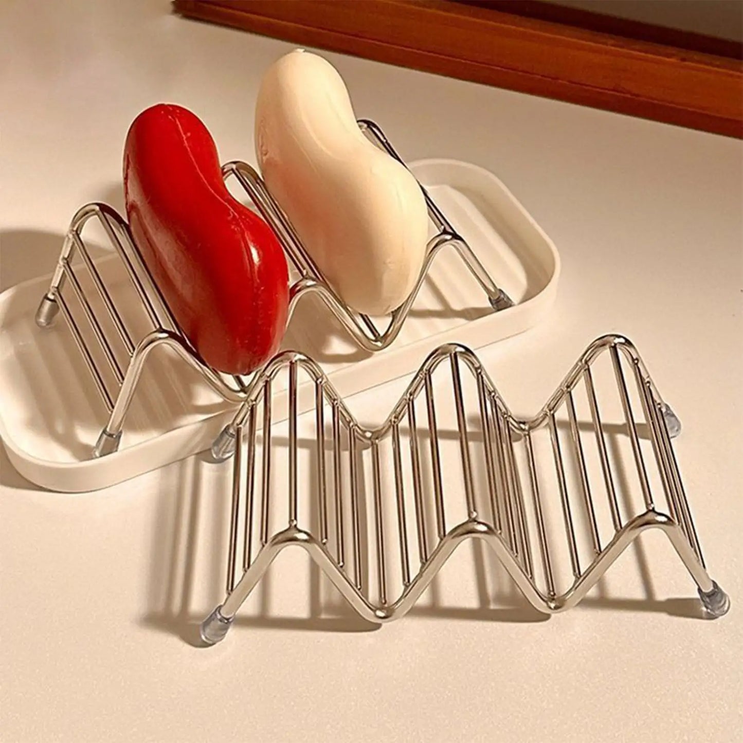 Stainless Steel Soap Dish with Drainage - Multifunctional Tray
