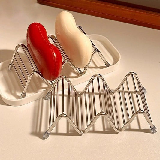 Stainless Steel Soap Dish with Drainage - Multifunctional Tray