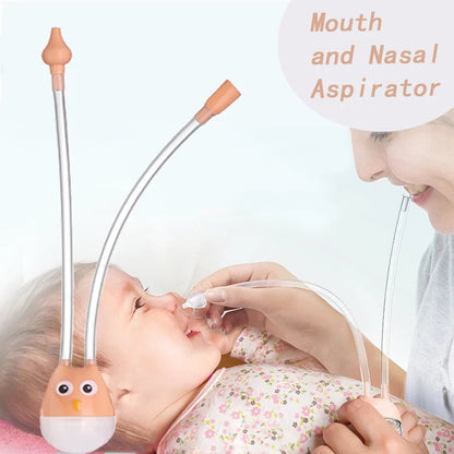 Newborn Baby Nasal Aspirator - Safe Suction Nose Cleaner Device