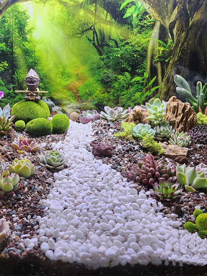 White Mini Pebbles 2-4mm Natural Decorative Stones Vase Garden Filler