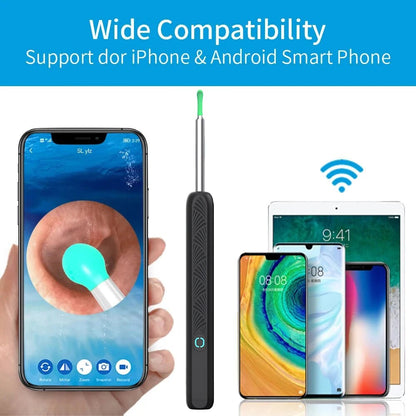 Wireless HD Camera Ear Pick Tool - Visual Earwax Removal Kit