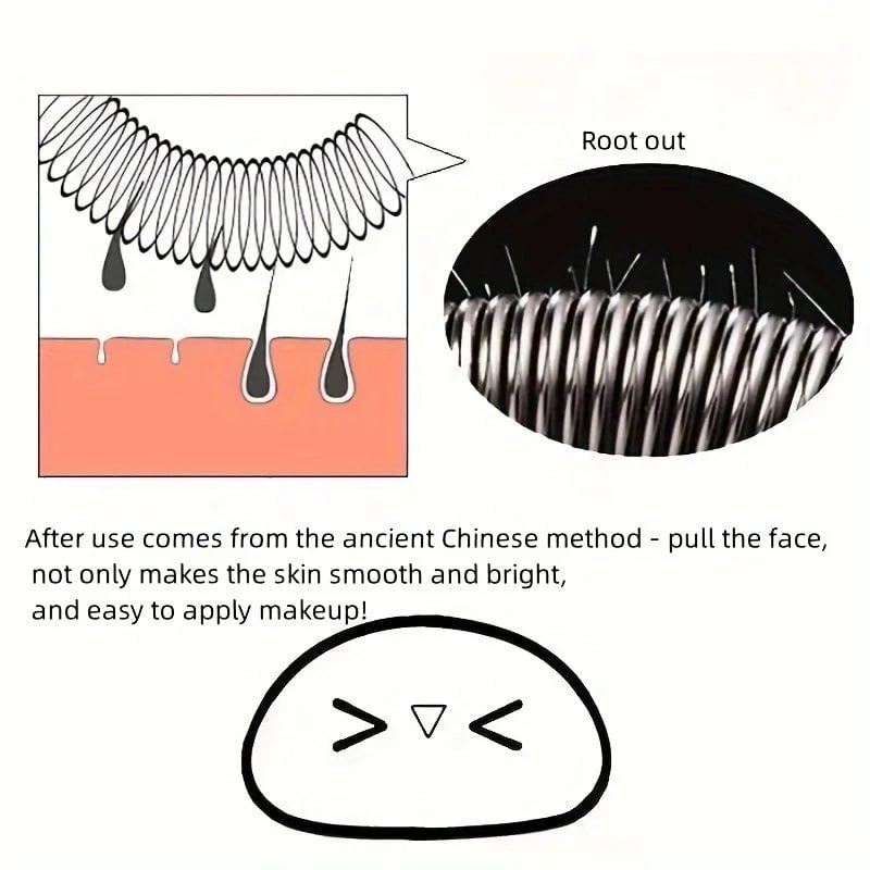 Handheld Facial Epilator - Precision Hair Removal Lip Eyebrow