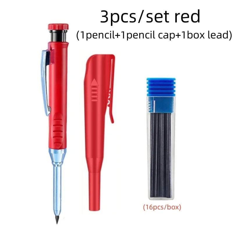 2.8mm Mechanical Carpenter Pencils Set 16 Refills Construction