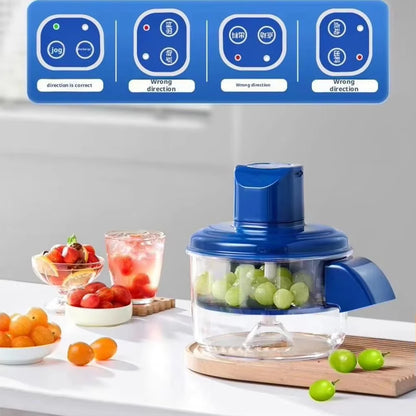 Automatic Electric Grape Peeler Machine - Hands-Free Skin Remover for Berries Fruits, Fruit Prep Tool, Effortless Peeling