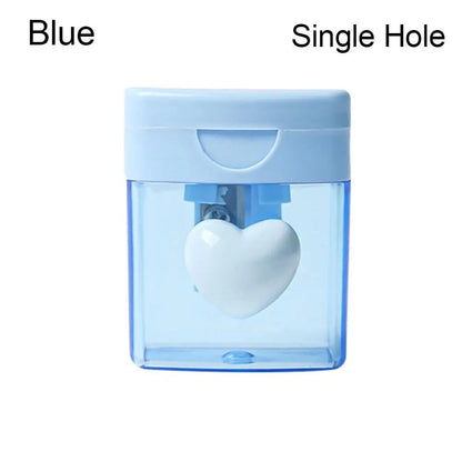 Cartoon Pencil Sharpener Single/Double Hole Student School Office
